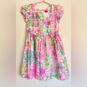 Lilly Pulitzer Vibrant Floral Kids Dress
